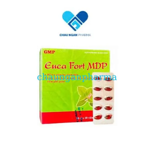 Tpbvsk EUCA FORT Đỏ MDP USA Hộp 100 viên nang mềm- Chaunganpharma