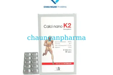 TPBVSK CALCI NANO K2 BONE MDP USA Hộp 30 viên- Chaunganpharma