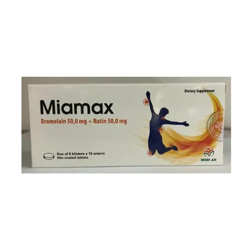 TPBVSK MIAMAX MPL Làm ch.ậm đ.ông máu Hỗ trợ h.ạn ch.ế tạo hu.yết khối Hộp 60 viên - Ảnh 3