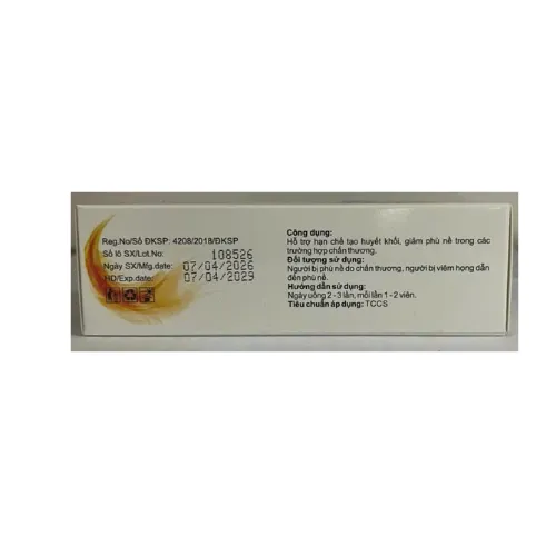 TPBVSK MIAMAX MPL Làm ch.ậm đ.ông máu Hỗ trợ h.ạn ch.ế tạo hu.yết khối Hộp 60 viên - Ảnh 5